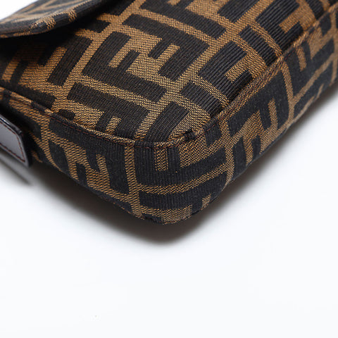 フェンディ FENDI ズッカ マンマバケット ショルダーバッグ ブラウン WS14835