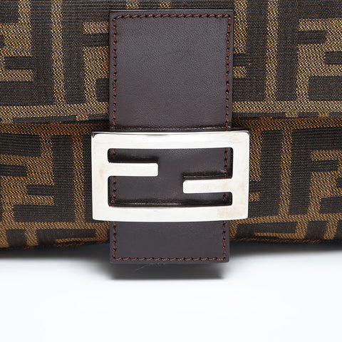 フェンディ FENDI ズッカ マンマバケット ショルダーバッグ ブラウン WS14835
