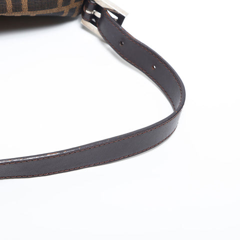 FENDI Zucca mamma bucket Shoulder Bag Brown WS14836