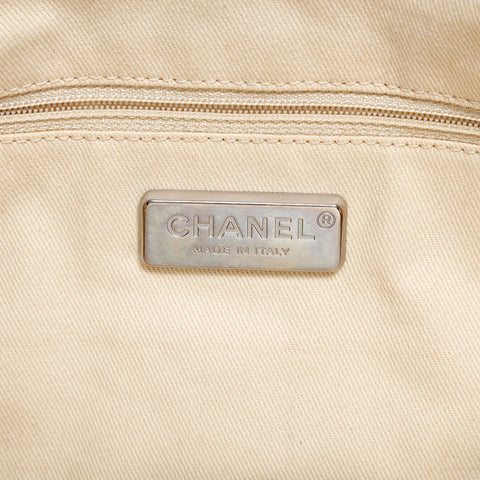シャネル CHANEL 10番台 デニム ココマーク トートバッグ ネイビー WS14839