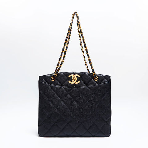シャネル CHANEL 3番台 ショルダーバッグ ブラック WS14840