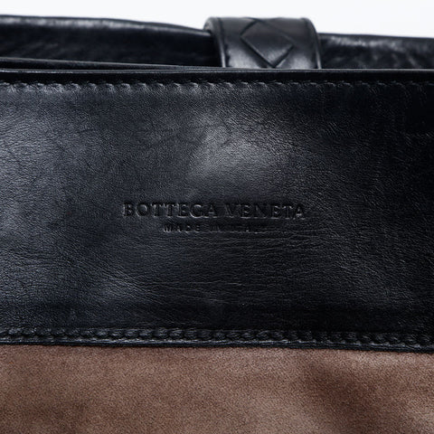BOTTEGAVENETA INTRECCIATO Rome Medium Handbag black WS14853
