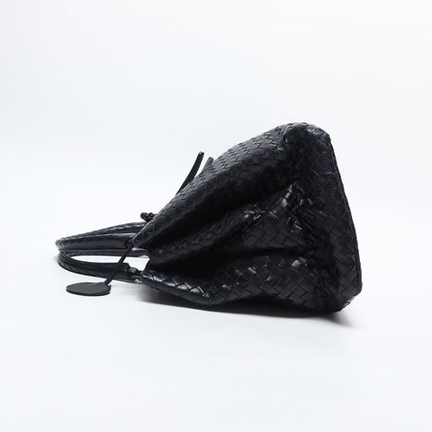 BOTTEGAVENETA INTRECCIATO Rome Medium Handbag black WS14853