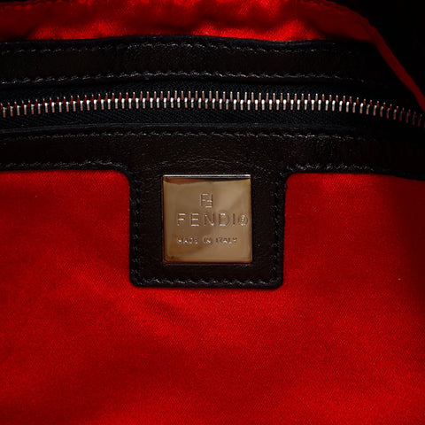 FENDI Leather Mamma Forever Shoulder Bag black WS14856