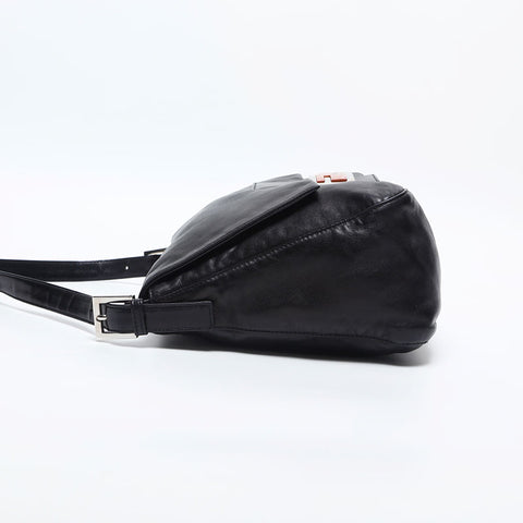 FENDI Leather Mamma Forever Shoulder Bag black WS14856
