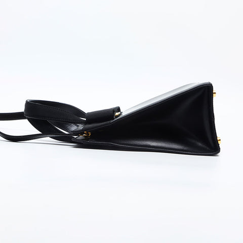サルヴァトーレフェラガモ Salvatore Ferragamo ヴァラ レザー ハンドバッグ ブラック WS14857