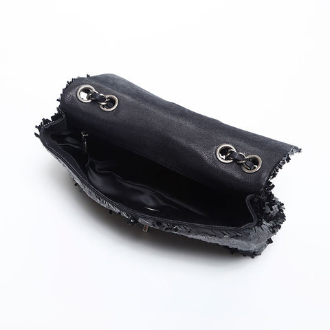 CHANEL 18th Series Flap Chain 2013-2014 Shoulder Bag black WS14859