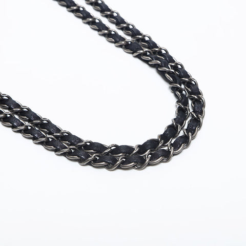 CHANEL 18th Series Flap Chain 2013-2014 Shoulder Bag black WS14859