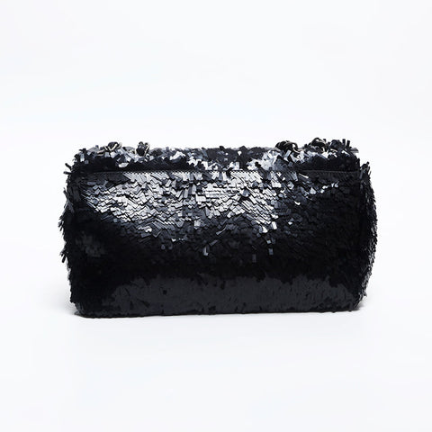 CHANEL 18th Series Flap Chain 2013-2014 Shoulder Bag black WS14859