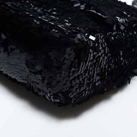 極美品 シャネル CHANEL 18番台 フラップ チェーン 2013-2014 ショルダーバッグ  ブラック WS14859
