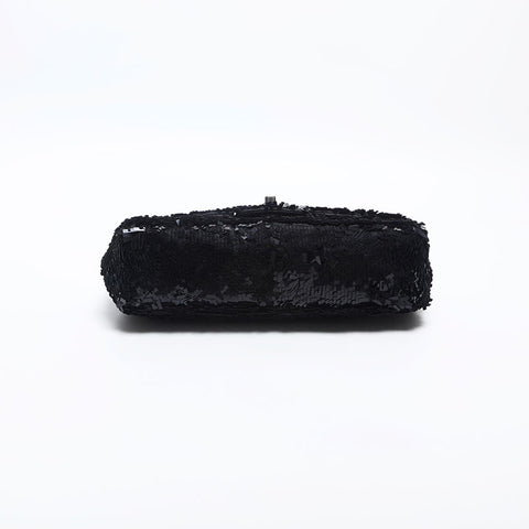 CHANEL 18th Series Flap Chain 2013-2014 Shoulder Bag black WS14859