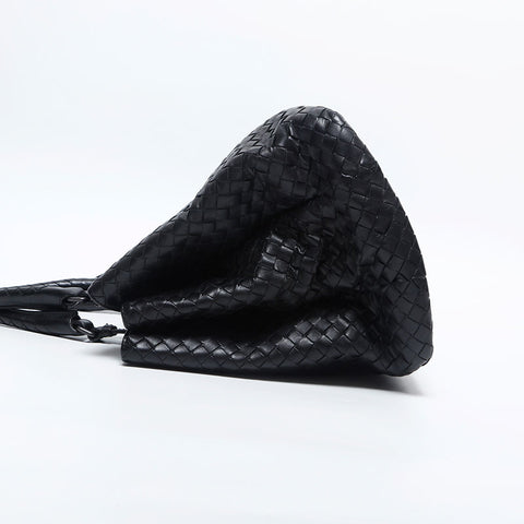 BOTTEGAVENETA INTRECCIATO Rome Medium Handbag black WS14860