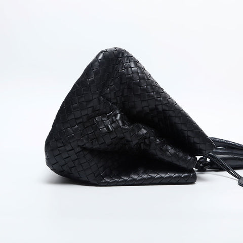 BOTTEGAVENETA INTRECCIATO Rome Medium Handbag black WS14860
