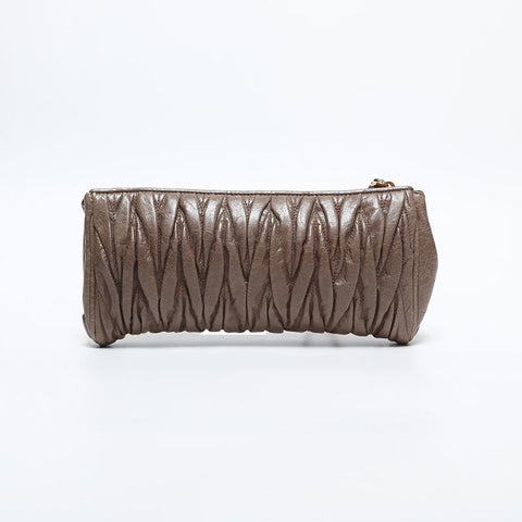 Miu Miu Materasse leather Handbag beige WS14861