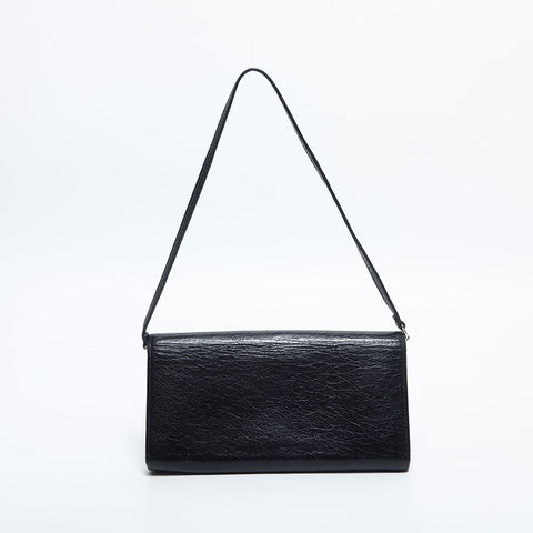 BALENCIAGA Giant Purse Leather Handbag black WS14862