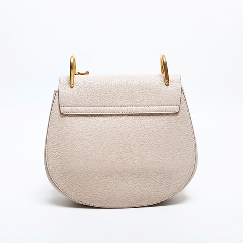 Chloe Drew Leather Shoulder Bag beige WS14867