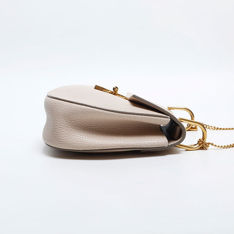 Chloe Drew Leather Shoulder Bag beige WS14867