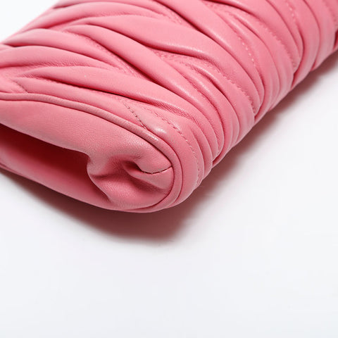 Miu Miu Materasse leather Shoulder Bag pink WS14868