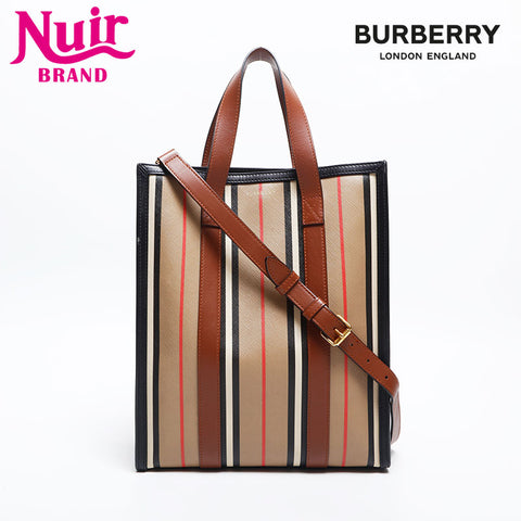 BURBERRY Nova Check PVC 2way Shoulder Bag Brown WS14871