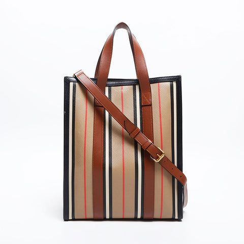 BURBERRY Nova Check PVC 2way Shoulder Bag Brown WS14871