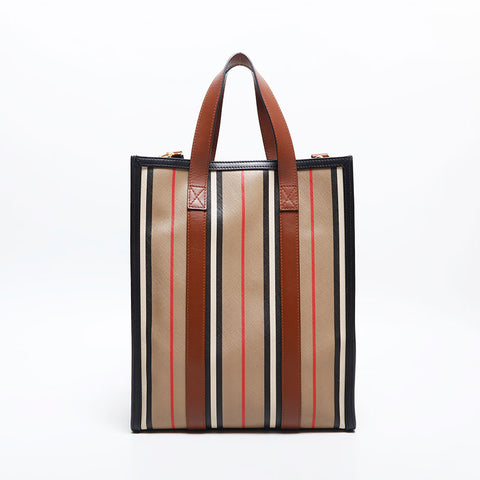 BURBERRY Nova Check PVC 2way Shoulder Bag Brown WS14871