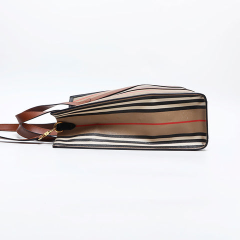 BURBERRY Nova Check PVC 2way Shoulder Bag Brown WS14871