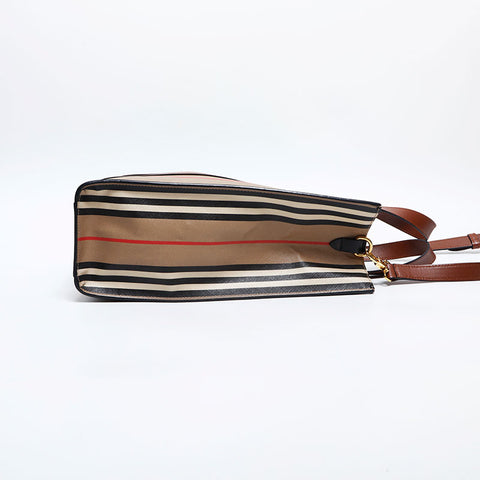 BURBERRY Nova Check PVC 2way Shoulder Bag Brown WS14871