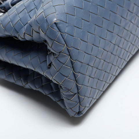 BOTTEGAVENETA MINI INTRECCIATO ROME IN NAPPA LEATHER Shoulder Bag gray WS14873