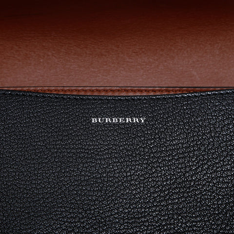 BURBERRY leather Shoulder Bag Brown WS14877