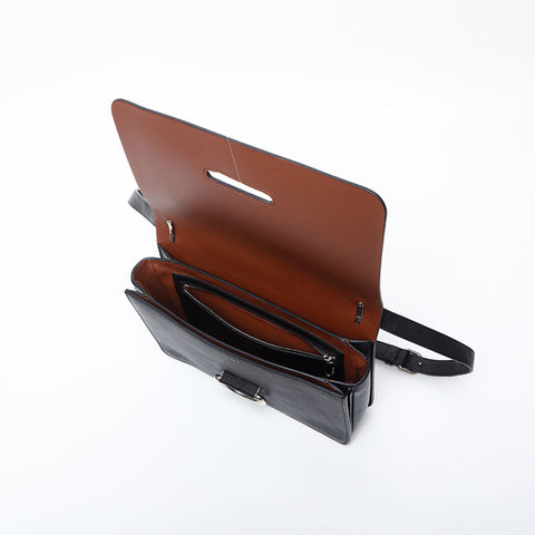 BURBERRY leather Shoulder Bag Brown WS14877