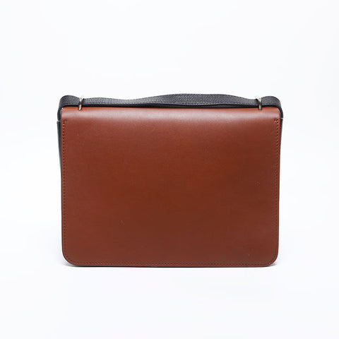 BURBERRY leather Shoulder Bag Brown WS14877
