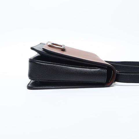 BURBERRY leather Shoulder Bag Brown WS14877