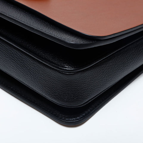 BURBERRY leather Shoulder Bag Brown WS14877