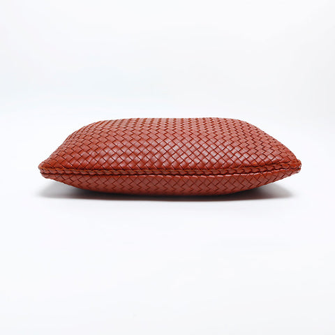BOTTEGAVENETA Nappa Leather Hobo Handbag Brown WS14880