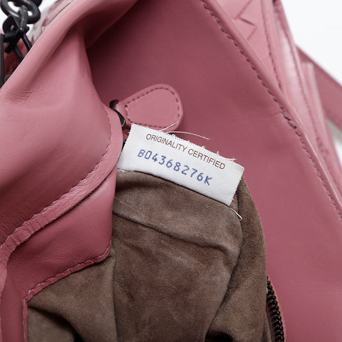 BOTTEGAVENETA INTRECCIATO Roma nappa leather Shoulder Bag pink WS14881