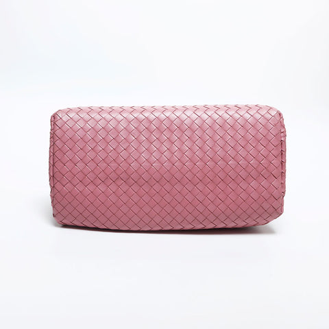 BOTTEGAVENETA INTRECCIATO Roma nappa leather Shoulder Bag pink WS14881