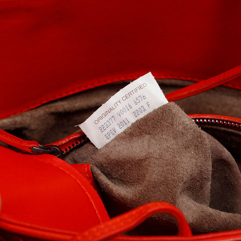 BOTTEGAVENETA INTRECCIATO Roma nappa leather Handbag Orange WS14883