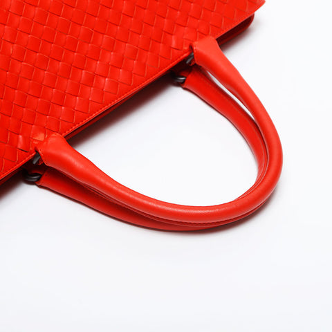 BOTTEGAVENETA INTRECCIATO Roma nappa leather Handbag Orange WS14883