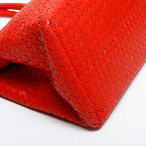 BOTTEGAVENETA INTRECCIATO Roma nappa leather Handbag Orange WS14883