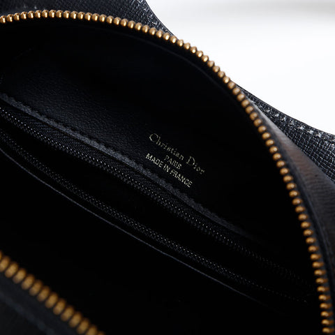 クリスチャンディオール Christian Dior レザー ハンドバッグ ブラック WS14889