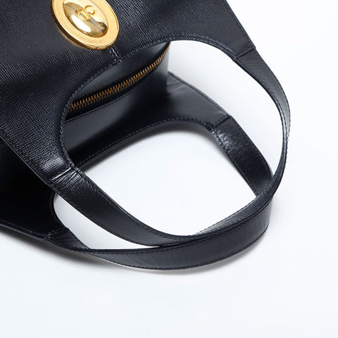 クリスチャンディオール Christian Dior レザー ハンドバッグ ブラック WS14889