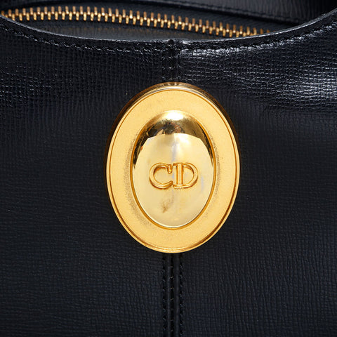 クリスチャンディオール Christian Dior レザー ハンドバッグ ブラック WS14889