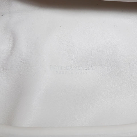 BOTTEGAVENETA Leather Mini Pouch Shoulder Bag white WS14891
