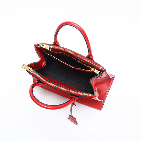 プラダ PRADA レザー 2way パラディグム ショルダーバッグ レッド WS14900