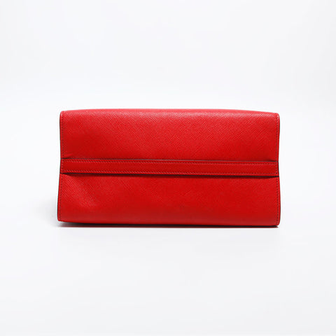プラダ PRADA レザー 2way パラディグム ショルダーバッグ レッド WS14900