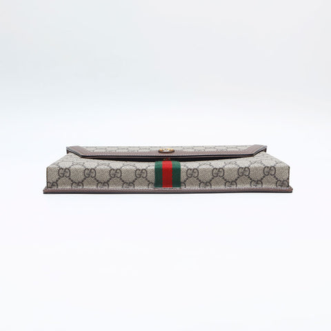 グッチ GUCCI オフィディア GG スプリーム クラッチバッグ ブラウン WS14901