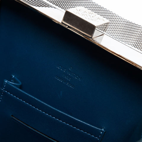 ルイ・ヴィトン LOUIS VUITTON パテントレザー ダミエ ヴェルニライン アンジュGM 2000年製 ハンドバッグ グリーン WS14902