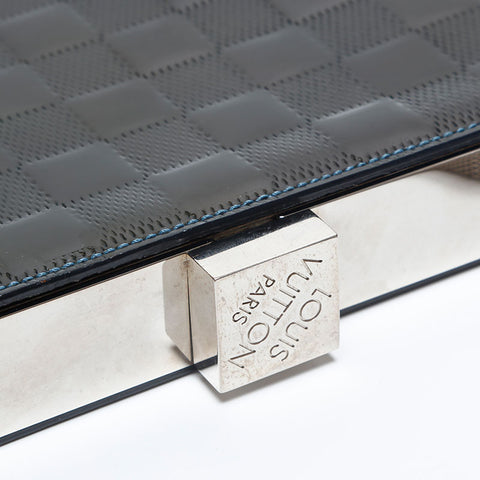 ルイ・ヴィトン LOUIS VUITTON パテントレザー ダミエ ヴェルニライン アンジュGM 2000年製 ハンドバッグ グリーン WS14902