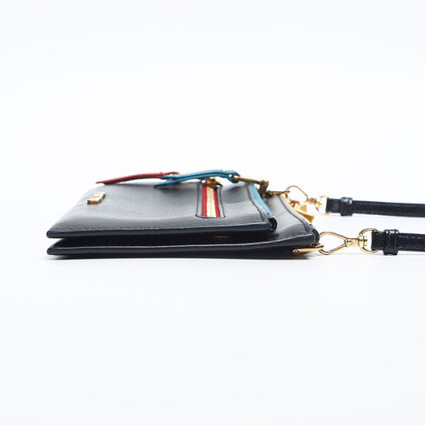 Miu Miu leather Shoulder Bag black WS14903
