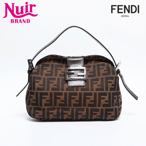 フェンディ FENDI ズッカ マンマ ショルダーバッグ ブラウン WS14905